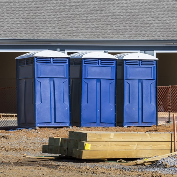 what is the maximum capacity for a single porta potty in Oak Ridge